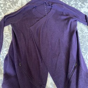 Lululemon Purple Cardigan
